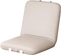 ELEFOCUS Folding Floor Chair Gray with 5 Position Adjustable Foldable Meditation Lazy Sofa for Living Room Bedroom(Beige a)