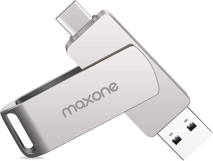 Maxone 500GB External Hard Drives &amp 128G Flash Drive USB Type C