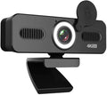 Webcam 4k Webcam 1080P Web Camera with Microphone Web Cam for PC Computer Laptop Video with Webcam Cover(4k)