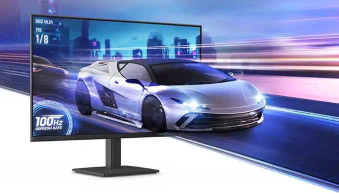 Samsung 27 S3 Series IPS LED FHD Monitor Game Mode Eye Saver Mode HDMI D-sub 100Hz Refresh Rate Black with HDMI Cable