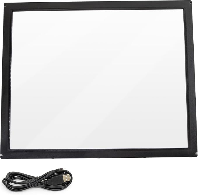 15 Inch Infrared Touch Screen Panel Multi Points IR Touch Screen with Tempered Glass for Kiosks