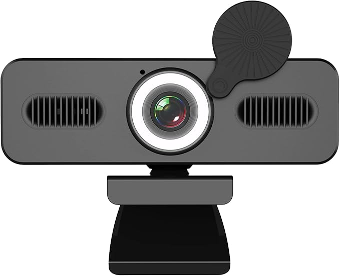 1080P HD Webcam Computer Webcam with Microphone USB PC Web Camera 120-degree Wide Angle with Fill-in Free Drive for Recording Calling Conferencing Gaming Compatible with Windows Vista iOS