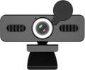 1080P HD Webcam Computer Webcam with Microphone USB PC Web Camera 120-degree Wide Angle with Fill-in Free Drive for Recording Calling Conferencing Gaming Compatible with Windows Vista iOS