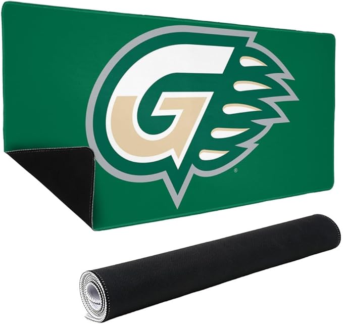 Georgia Gwinnett College Grizzlies Primary Logo Large Gaming Mouse Pad Desk Mat with Stitched Edges Non-Slip Base for Gamer Home and Office 31.5 x 15.7