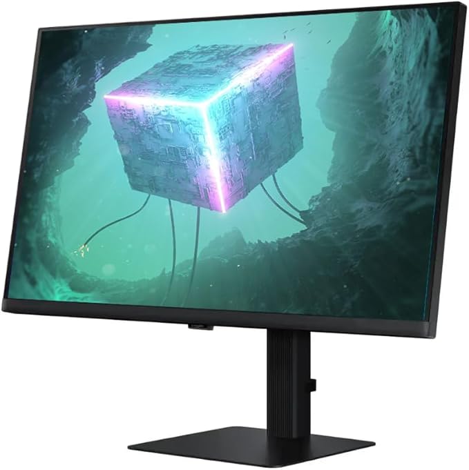 Samsung 27 ViewFinity S8 Series 4K UHD(3840 x 2160) Monitor 60Hz 5ms HDR10 DisplayPort HDMI USB Height Adjustable Stand Black with HDMI Cable
