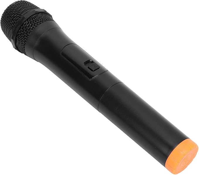 2.4G Wireless Dynamic Microphone with Mini Receiver 10m Range for Karaoke Live Streaming Outdoor Performances No Wires Clear Sound