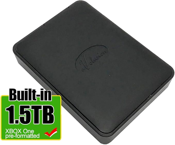 Avolusion 1.5TB USB 3.0 Portable External Gaming Hard Drive (Design for Xbox One Pre-Formatted)