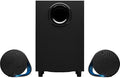 Logitech G560 PC Gaming Speaker System with 7.1 DTS:X Ultra Surround Sound Game Based LIGHTSYNC RGB Two Speakers and Subwoofer Bluetooth USB Immersive Gaming Experience - Black