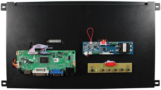 VSDISPLAY 15.6 Inch 1920x1080 High Brightness LCD Screen with 68676 LCD Controller Board DVI VGA Audio