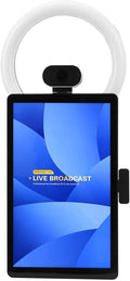 Asixxsix Interactive 50MP Camera Live Broadcast Machine with 8 Core CPU 4 Camera Feeds Sound Card Screen Mirroring Background Blur (US Plug)