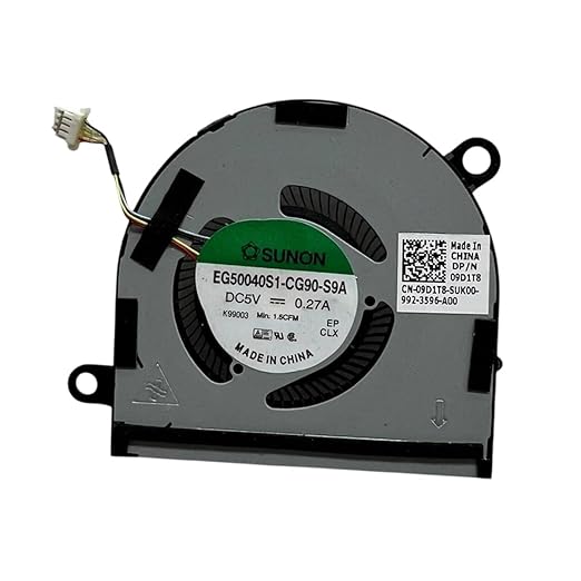09D1T8 | 04M0Mk 09D1T8 New for Original for Dell Latitude 7400 2-in-1 Laptop Cooling Fan Cooler Fan Heatsink 4M0Mk Cn-04M0Mk 9D1T8 Cn-09D1T8 New 2026 High for Reliable Electronic Component