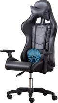 Office Chair E-Sports Chair Ergonomic High-Back Racing Chair Lift Swivel Chair Video Game Chair Armrest Seat Office Chair Chair (Color : Black) Needed