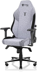 Secretlab Titan Evo Cookies &amp Cream Gaming Chair - Reclining Ergonomic &amp Comfortable Computer Chair with 4D Armrests Magnetic Head Pillow &amp 4-Way Lumbar Support - Gray - Fabric