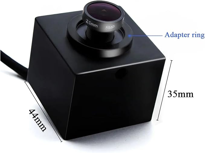 Metal IP POE Mini Camera with M12 Fixed Wide Angle Lens Security Surveillance H265 Face Detection Audio