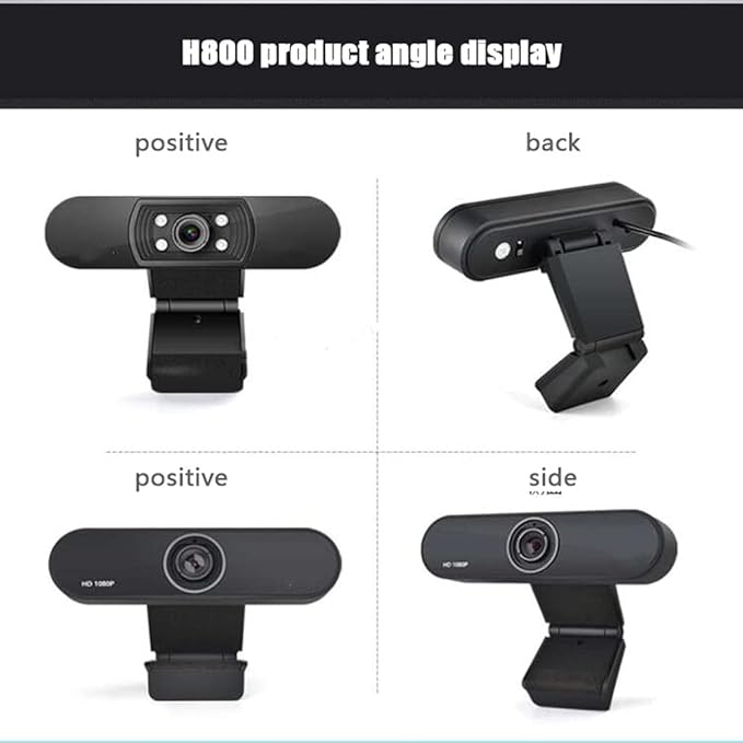 Webcam 1080P HDWeb Camera with Built-in Microphone 1920 X 1080p Widescreen Video