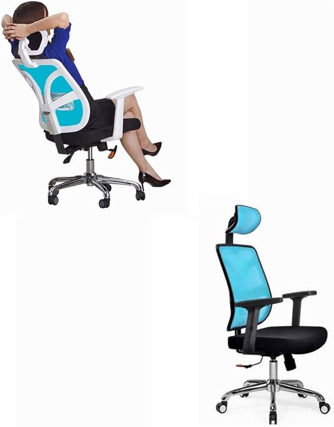 Office Chair Gaming Chair Computer Chair Reclining Computer Chair Home Modern Minimalist Office Study Lifting Backrest Waist Swivel Chair Net Gaming Seat (Color : D)