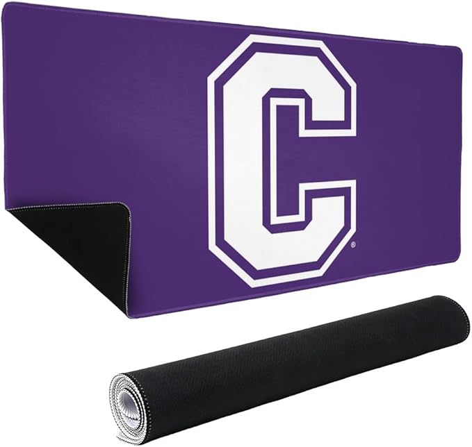 Cornell College Big Red Primary Logo Large Gaming Mouse Pad Desk Mat with Stitched Edges Non-Slip Base for Gamer Home and Office 31.5 x 15.7