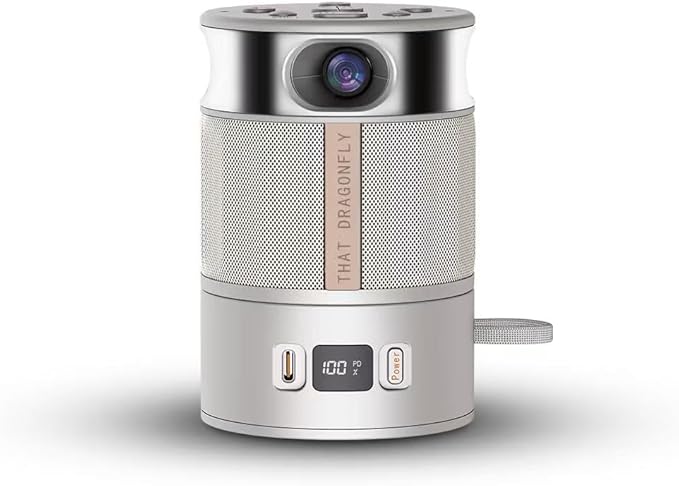 Panoramic 360° Camera/Mic/Speaker Three-In-One Immersive Remote Conference Pocket size 360° Recorder Both Overall and Speakers’ Close-up view 1080P for Small/Mid-size Conference Room TF Card Slot