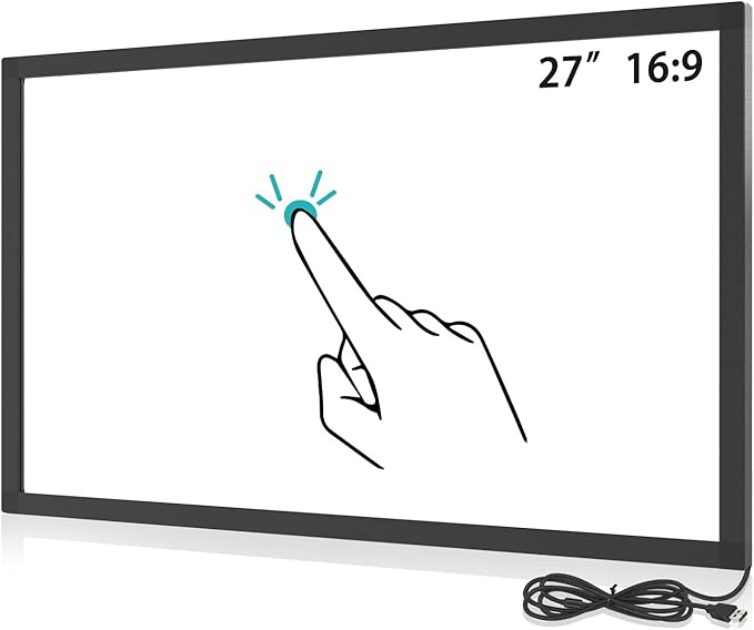 27 Inch Multi 10 Points IR Touch Screen OverlayIR Infrared Touch Frame Driver Free with USB Interface
