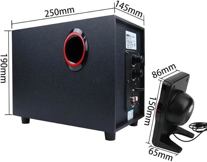 JSEIAJB Play Knob Pc Audio Computer Speakers Home 3.5mm Mini Plug Speaker Theater Multimedia PC