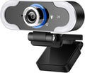 1080P Webcam Microphone PC Web Camera Drive-Free Cam Computer LED Fill Light