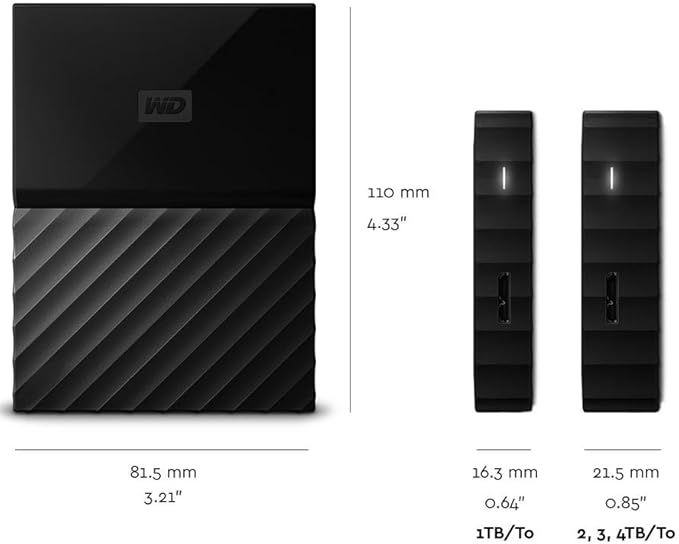 WD My Passport for Mac Portable External Hard Drive