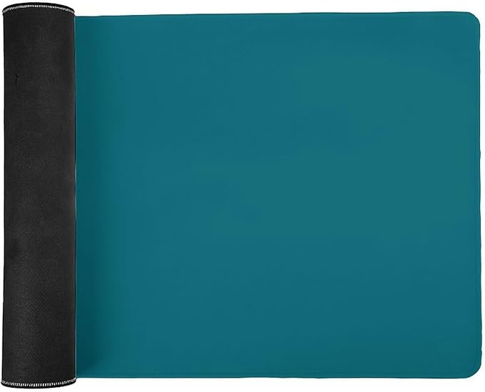 Desk Pad Large Mouse Pads Plain Teal Dark Blue Desk Mat for Computer Laptop &amp Gaming Desk Mousepad Writing Mat for GamerOffice &amp Home 16 x 36inch