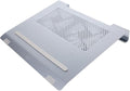 BESPORTBLE Aluminum Alloy Laptop Cooler Stand with Cooling Fan Ventilated Support to 17.3 Inch Notebooks Portable Heat Dissipation Base for Gaming and Office Use Gray