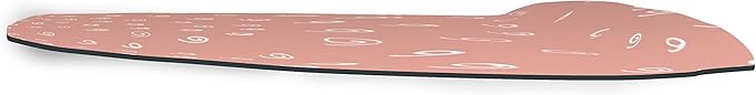 Ergonomic Mouse Pad with Wrist Rest Digital Printed Mouse Mat for Tendon Sheath Problems Non-Slip Base for Office and Home Size: 20 x 23 cm