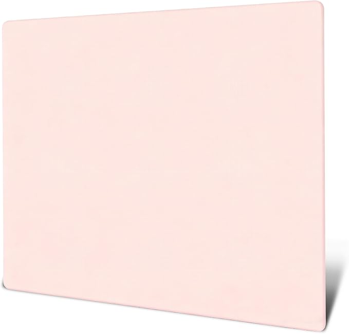 Glass Gaming Mousepad Professional Artisan 350 * 260 * 3.2mm Large Mouse Pad Provides Improved Precision and Speed for Keyboard Mouse (Pink)