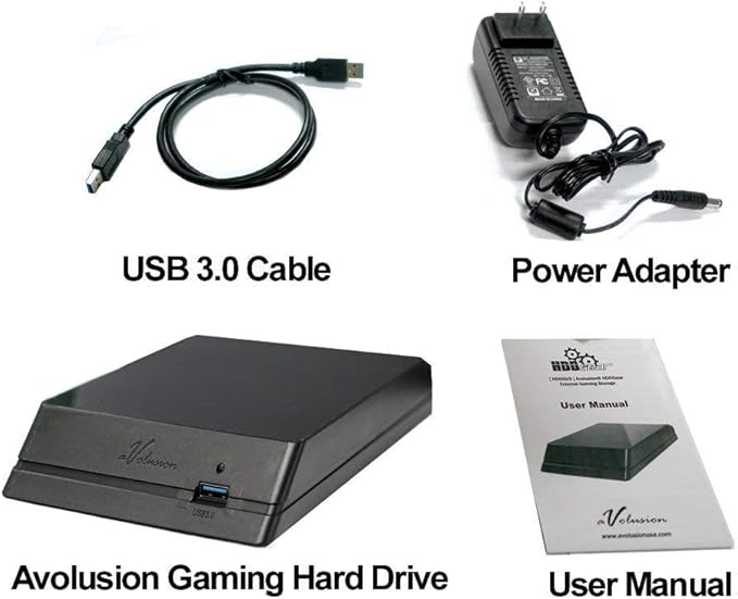 Avolusion HDDGear 8TB (8000GB) USB 3.0 External Gaming Hard Drive (for Xbox One Pre-Formatted) - 2 Year Warranty