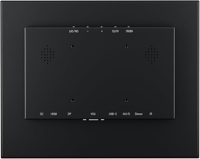 Beetronics 12 Inch Touchscreen Monitor | Full HD 1080p | 12TSV7M – Industrial-Grade Professional 10-Point Multi Touch Display for PC Mac Linux – HDMI DisplayPort USB-C VGA Inputs