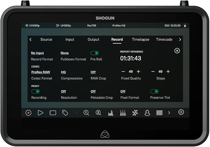 Atomos Shogun 7-inch HDR Monitor-Recorder 6K Raw