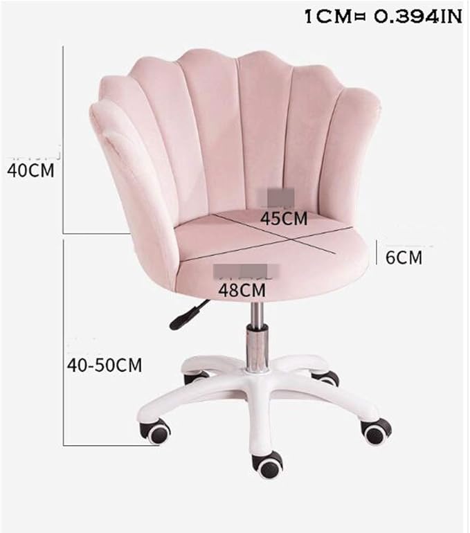 YYDS Chair Comfortable Lazy Gaming Chair Computer Office Chair with Nylon Feet Ergonomic Home Desk Chair for Live BroadcastLiftable Ergonomically (Size : Royal Blue)