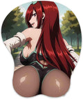3D Mouse Pad Oppai Mousepad with Soft Gel Wrist Rest Anime Manga Gaming Boob pad Anti-Slip Mouse Mat （Erz 01）