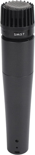 Dpofirs High Sensitivity Wired Dynamic Vocal Microphone for Home and Theatre Shows Zinc Alloy Material