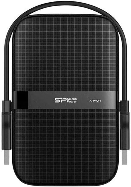 Silicon Power Armor A60 External Hard Drive 5000 GB Black
