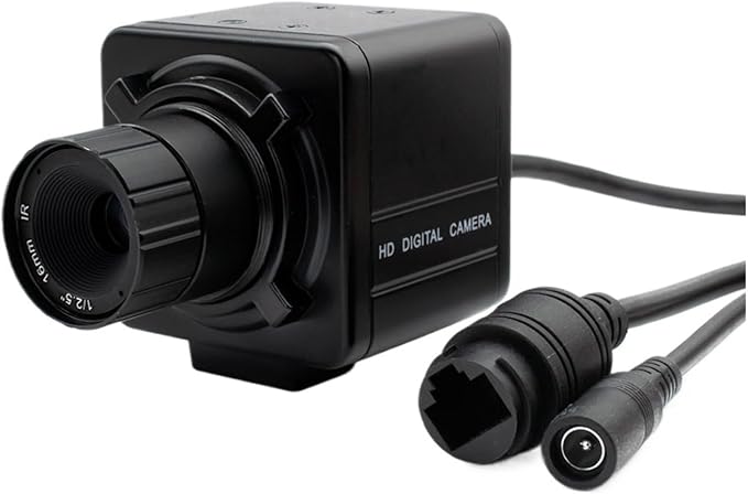 Mini Camera 3 4 5 8MP CMOS Security POE H265 with 16mm Fixed CS Lens P2P IP POE48V Industrial Camera