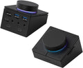 Hagibis Knob USB C Hub with Shortcut Buttons RGB Type-C Docking Station with 5Gbps USB-C 2 USB3.0 3.5mm Jack SD/Micro SD3.0 USB2.0 for MacBook iPad Pro Laptop (Black AG)