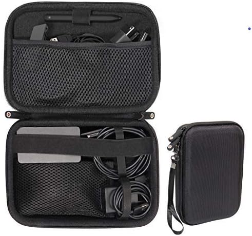 Microsoft Surface-Accessories organizing case by getgear for Surface-Dock Charger Adapter Arc Mouse Surface Pen USB 3.0 Hub Docking Station and Others (Black)
