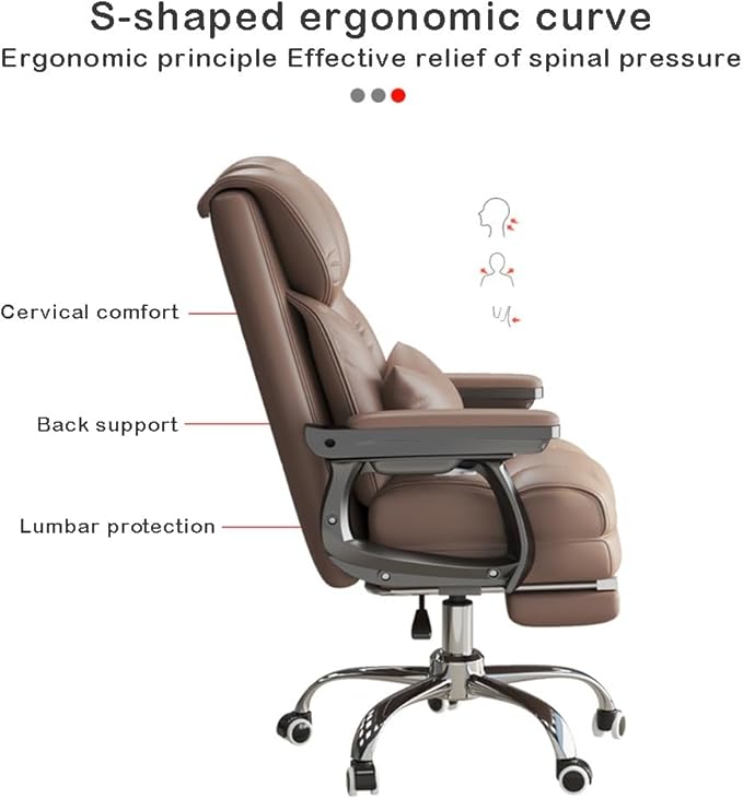 Gaming chair  Computer Chairs for Adults Gaming Chair Ergonomic Office Desk Chair Accent Chairs High Back Chair Lift Chair Student Chair Metal Armchair for Bedroom Living Room ( Color : Black With