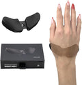 DELTAHUB Carpio 2.0 - Left-Handed Truly Ergonomic Wrist Rest for Mouse Carpal Tunnel Support Pain Relief Anti-Fatigue Easy Glide Sleek Office Computer Laptop Gaming - Large Grey