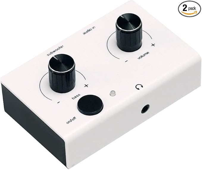Replacement Control Pod Two Tone Edition Compatible for Logitech Z-2300 Computer Speakers W/B