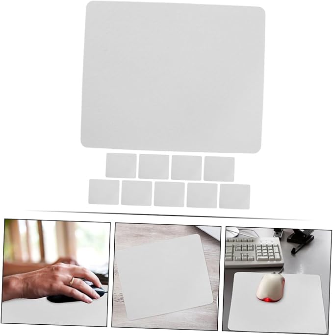 10pcs Sublimation Mouse Pad Wrist Rest for Gaming Laptop Computer Desk