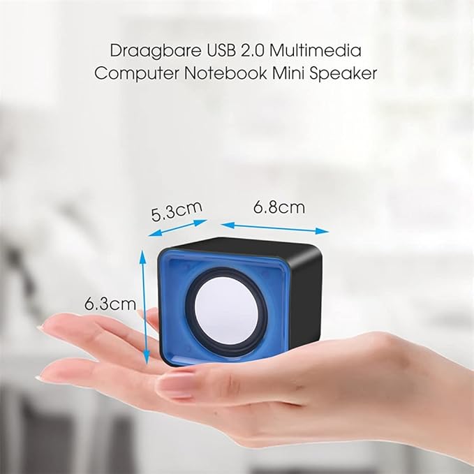 Universal USB 2.0 Music Speaker 3.5mm M Music Stereo Speakers for Multimedia Desktop Computer Notebook