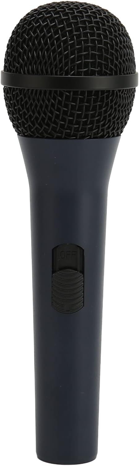 Wired Handheld Microphone Dynamic Karaoke Mic with Cardioid Pickup Noise Reduction Metal Singing Microphone for Speaker Amplifier Includes 6.35mm Plug and 16.4ft Cable for Home