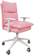 YYDS Chair Cute Girls Gaming Chair Computer Office Chair with Nylon Feet Ergonomic Racing Chair Desk Chair for Home and Office Ergonomically (Size : Pink)