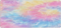Large Tie Dye Beautiful Rainbow Mouse Mat Computer Mousepad with Non-Slip Rubber Base Waterproof Mouse Pad Desktop Keyboard Pad for GamerHome School Laptop Office Accessories16x35.5in
