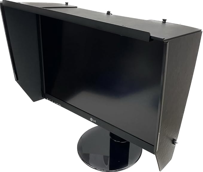 34-38.9 Wide Adjustable Monitor Hood - Enhances Privacy &amp Reduces Glare (Measured by Width Not Diagonal)