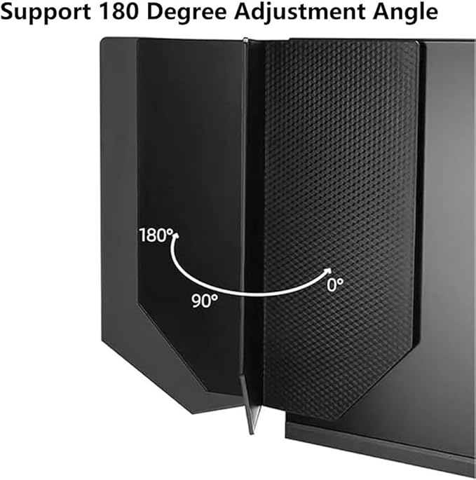 24-27 inch Monitor Hood Anti-Glare Sunshade 180 Adjustable Protects Eyes &amp Privacy for 24 inch LED Monitor